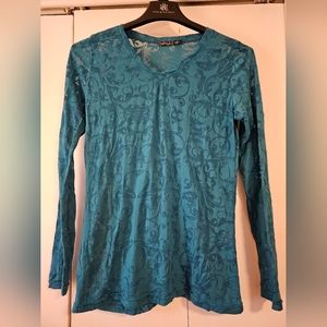 Cruel Girl Sheer Layering Top